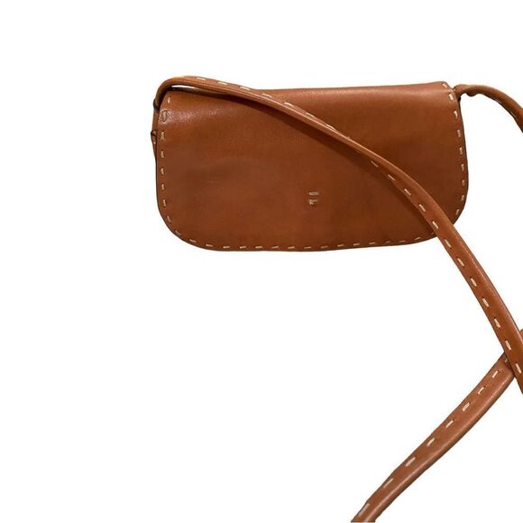 👍🥳 Adrienne Vittadni Womens Brown Inner Zipper Pockets Casual Crossbody Bag - Picture 9 of 10